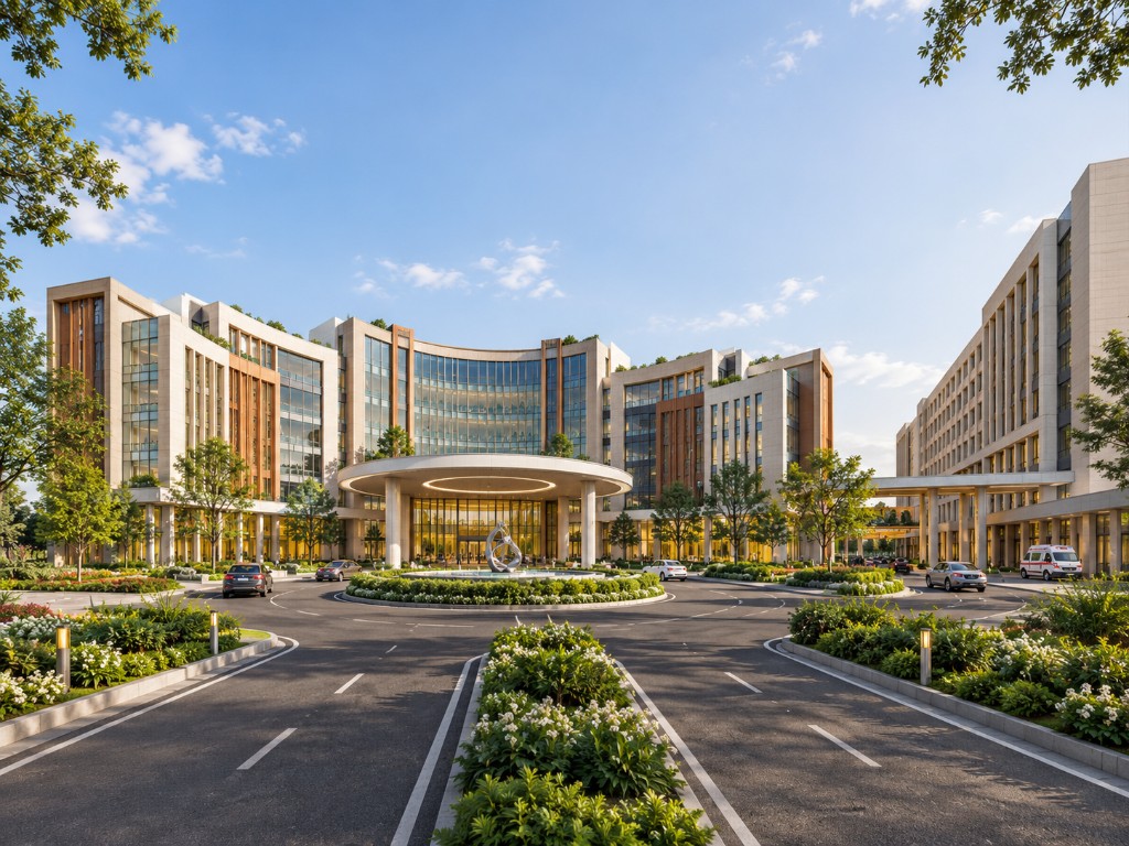 Conceptual architectural visualization of the proposed institution